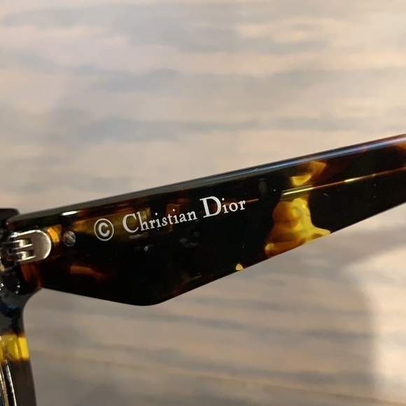 NWT Dior Very Dior 1 Women's Cat Eye Sunglasses in Havana - Picture 10 of 12